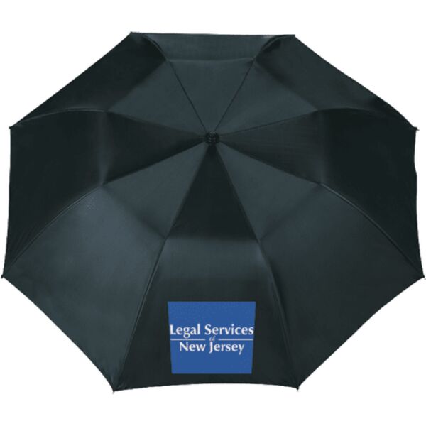 46" Blue Skies Auto Open Folding Umbrella Thumbnail